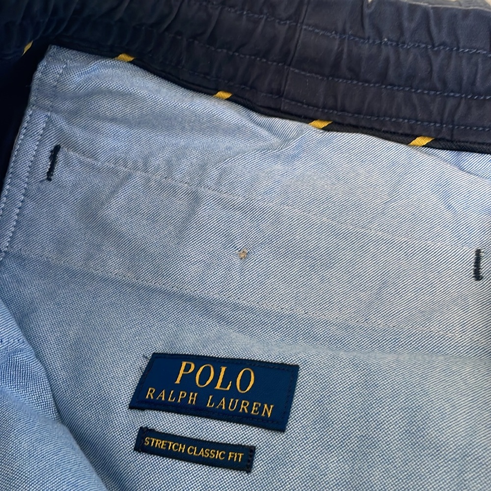 Ralph Lauren Navy elastic waist pants. - Picture 5 of 7
